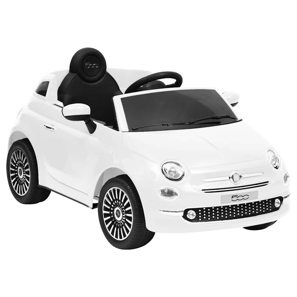 elektrisk bil til børn Fiat 500 hvid billede