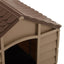 hundehus 71x71,5x68 cm PP brun