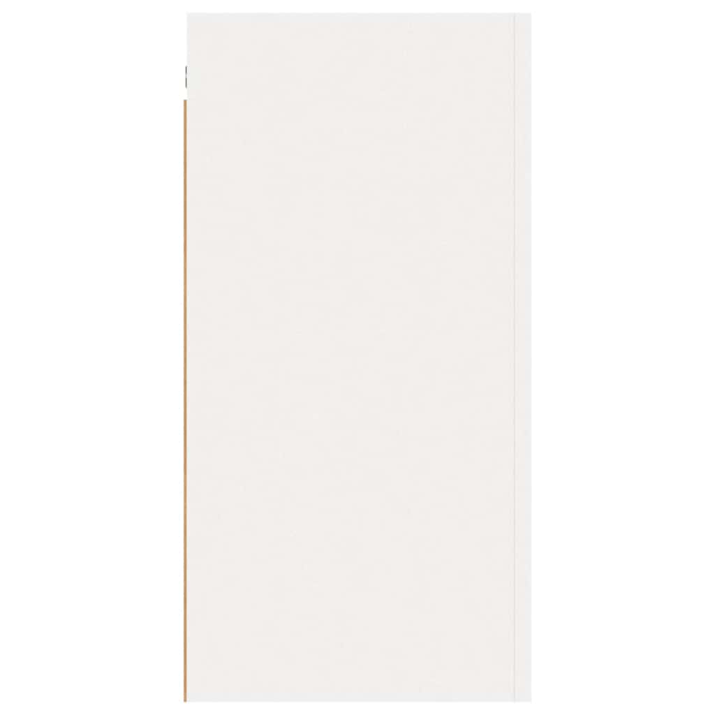 tv-borde 2 stk. 30,5x30x60 cm konstrueret træ hvid