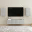 tv-bord 30,5x30x60 cm konstrueret træ betongrå