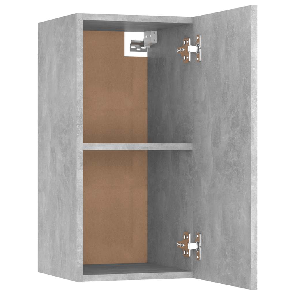 tv-bord 30,5x30x60 cm konstrueret træ betongrå