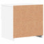 sengeborde 2 stk. 40x30x39 cm konstrueret træ hvid