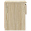 sengebord 40x30x39 cm konstrueret træ sonoma-eg
