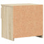 sengebord 40x30x39 cm konstrueret træ sonoma-eg
