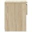 sengeborde 2 stk. 40x30x39 cm konstrueret træ sonoma-eg