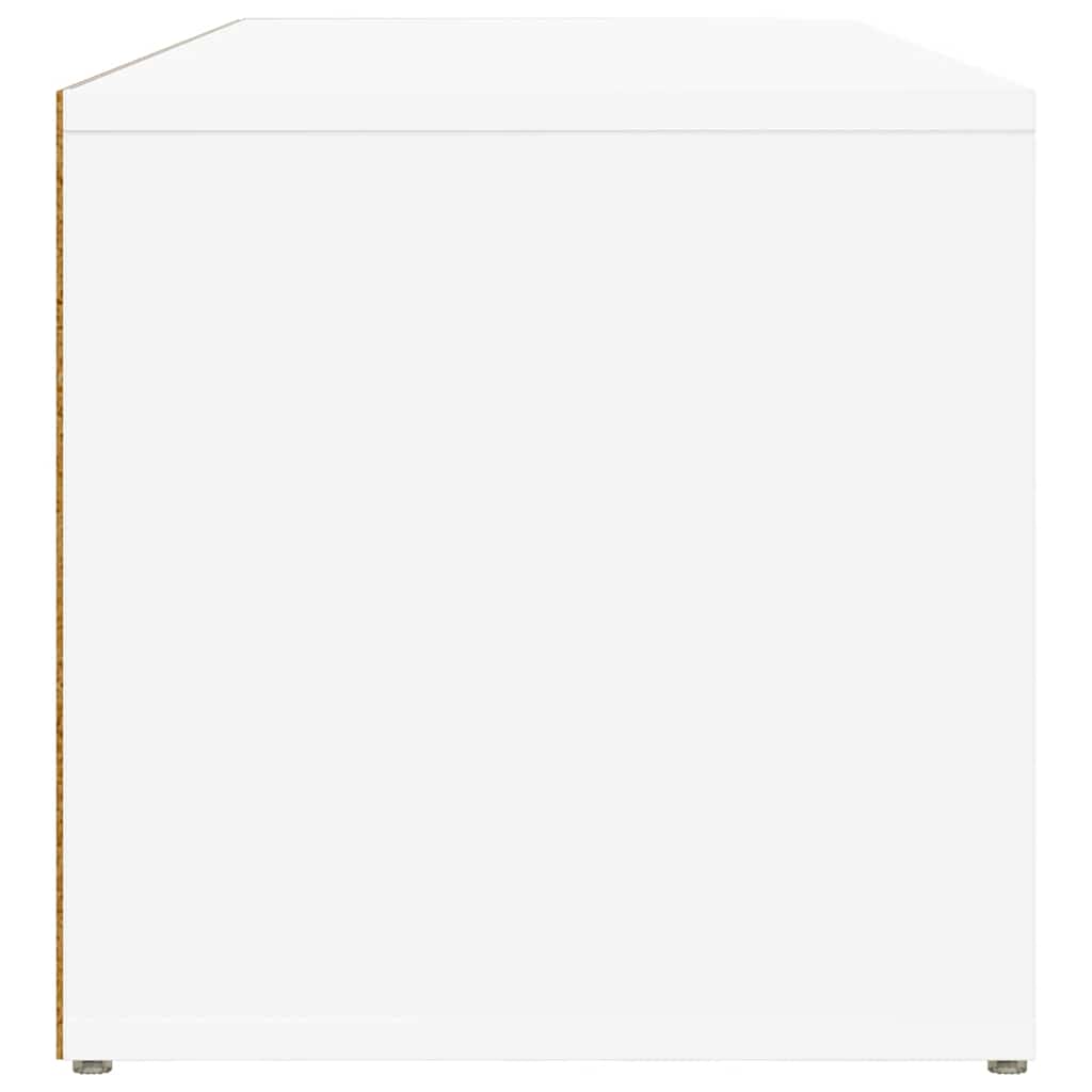 skoreol 105x35x35 cm konstrueret træ hvid