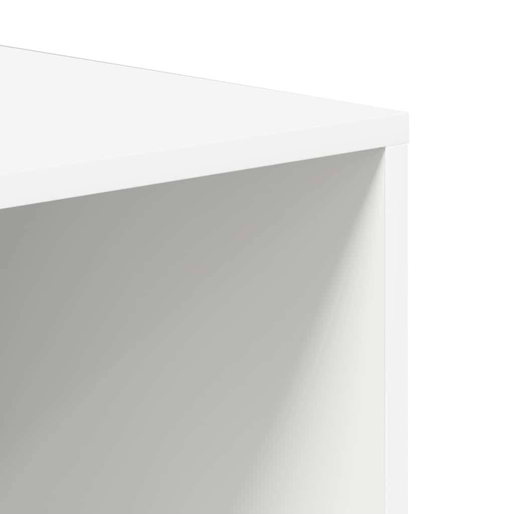 skoreol 105x35x35 cm konstrueret træ hvid