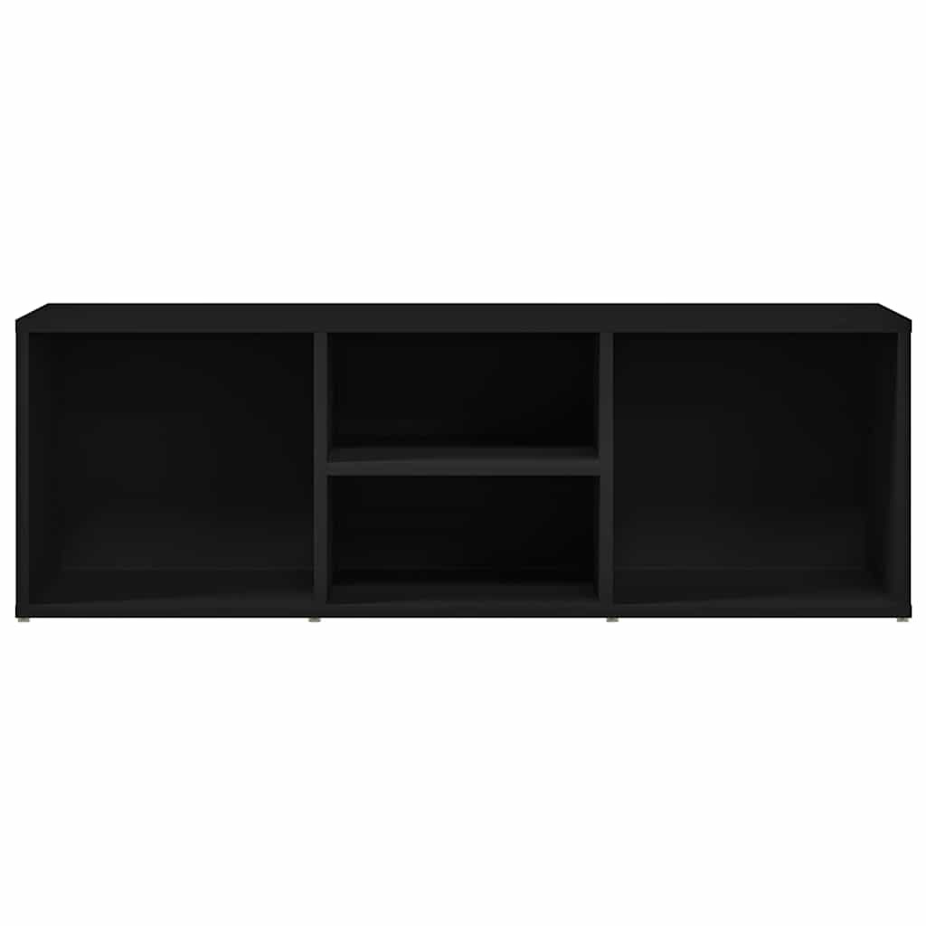 skoreol 105x35x35 cm konstrueret træ sort