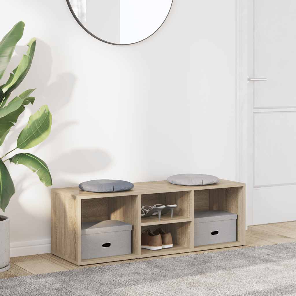 skoreol 105x35x35 cm konstrueret træ sonoma-eg