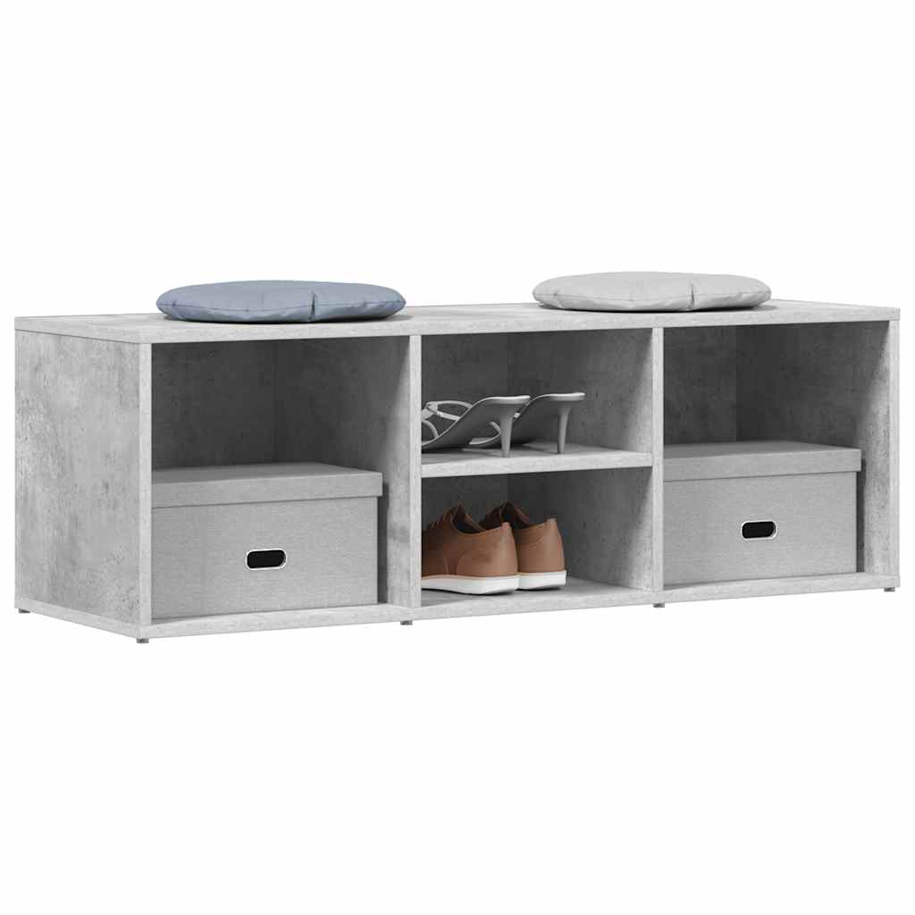 skoreol 105x35x35 cm konstrueret træ betongrå