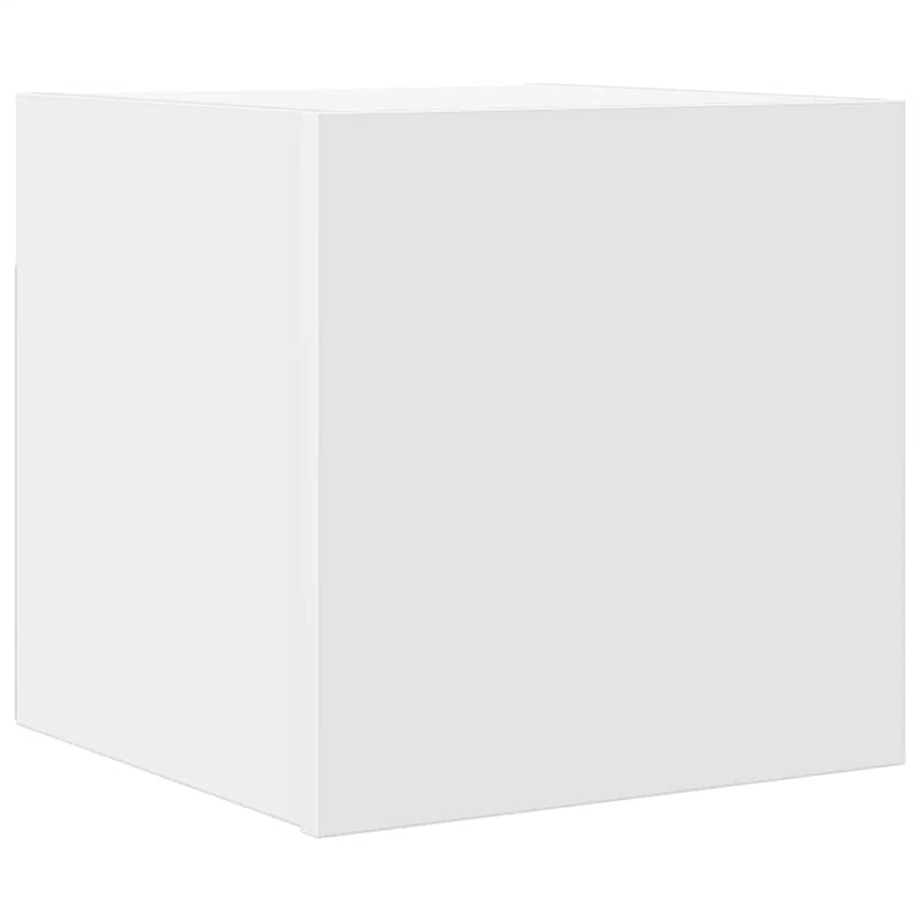 væghængt tv-skab 30,5x30x30 cm hvid
