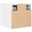 væghængte tv-skabe 4 stk. 30,5x30x30 cm hvid