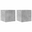 væghængte tv-skabe 2 stk. 30,5x30x30 cm betongrå