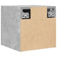 væghængte tv-skabe 4 stk. 30,5x30x30 cm betongrå