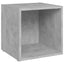 tv-borde 2 stk. 37x35x37 cm konstrueret træ betongrå