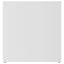tv-bord 72x35x36,5 cm konstrueret træ hvid