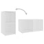tv-bord 72x35x36,5 cm konstrueret træ hvid