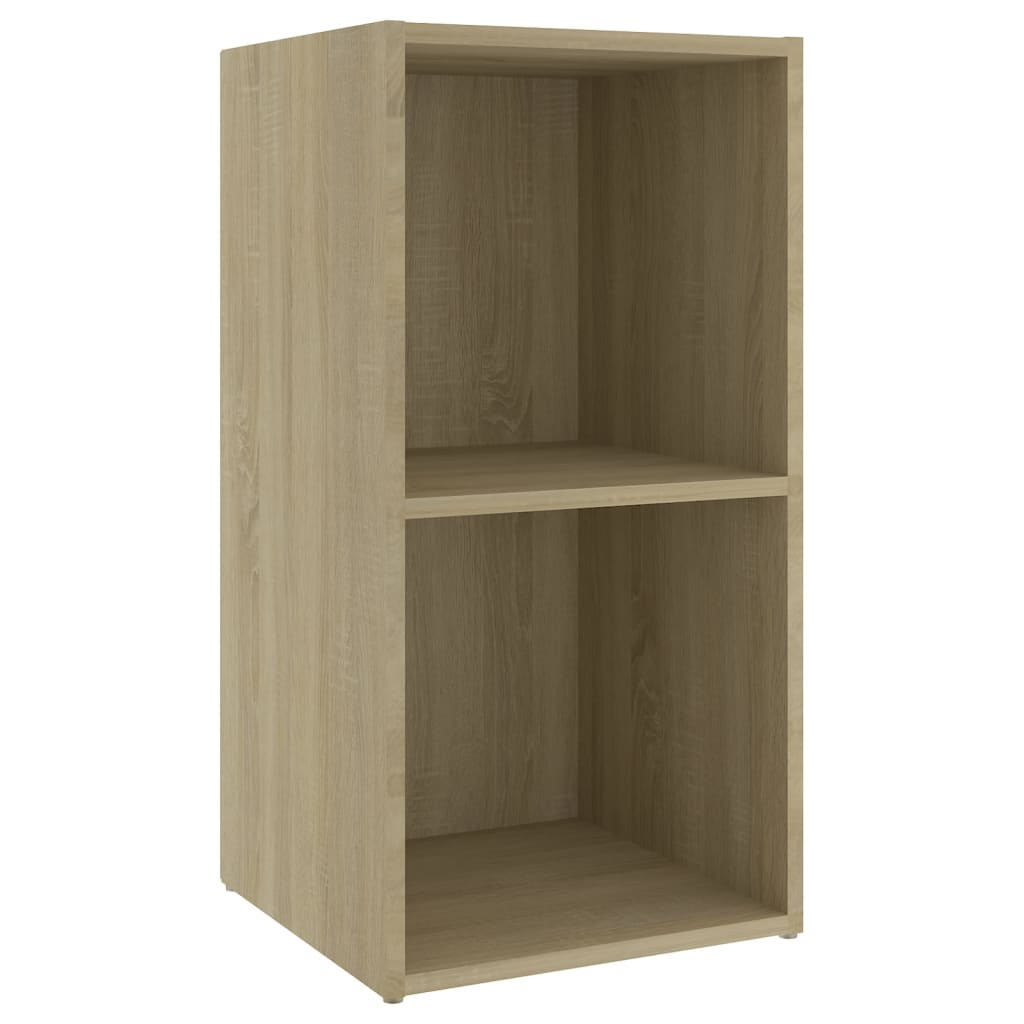 tv-skab 72x35x36,5 cm konstrueret træ sonoma-eg