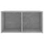 tv-skab 72x35x36,5 cm konstrueret træ betongrå