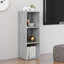 tv-skab 107x35x37 cm konstrueret træ betongrå