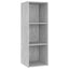 tv-skab 107x35x37 cm konstrueret træ betongrå