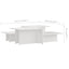 sofabord 2 stk. 111,5x50x33 cm konstrueret træ hvid