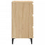 sengeskab m. metalben 40x35x69 cm sonoma-eg