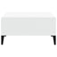 sofabord 60x60x30 cm konstrueret træ hvid