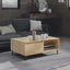 sofabord 90x60x35 cm konstrueret træ sonoma-eg