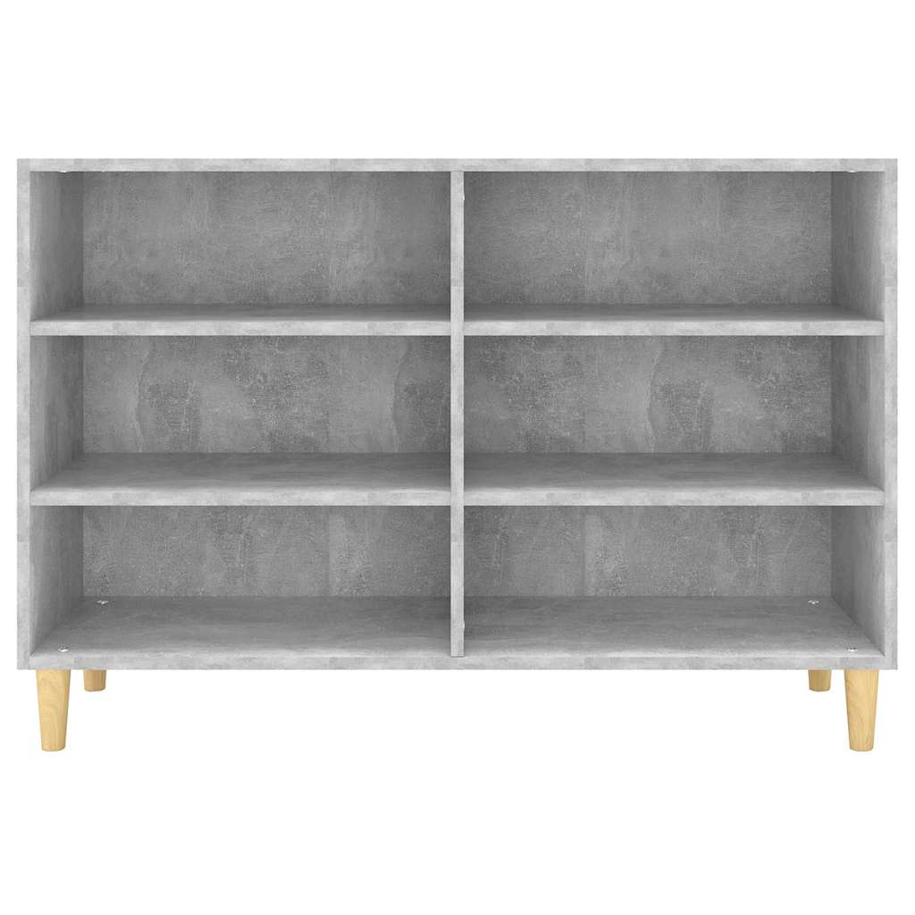 skænk 103,5x35x70 cm konstrueret træ betongrå