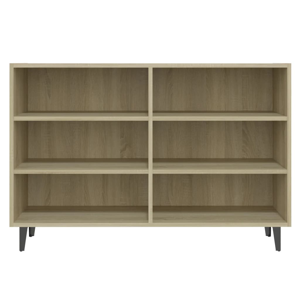 skænk 103,5x35x70 cm konstrueret træ sonoma-eg