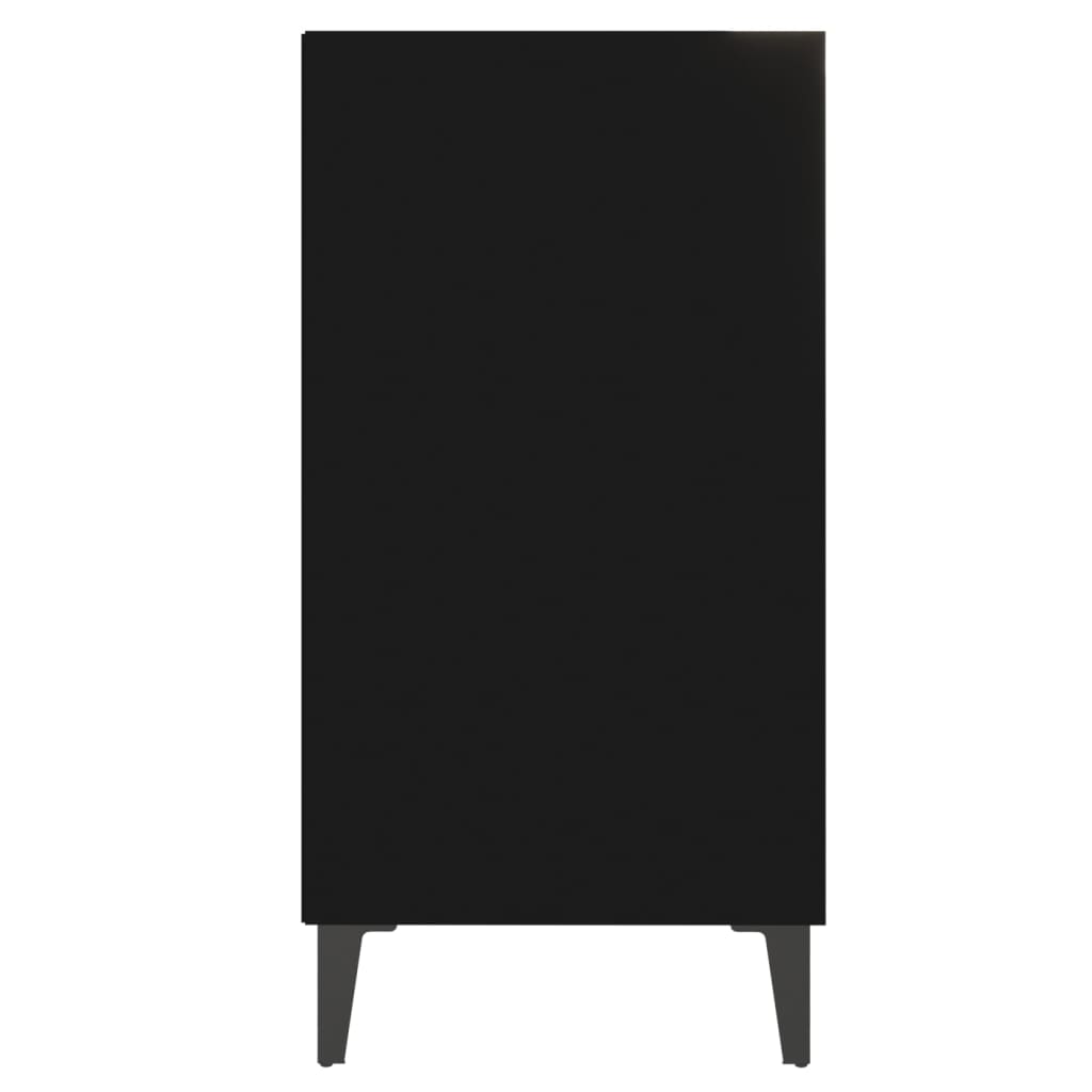skænk 57x35x70 cm konstrueret træ sort