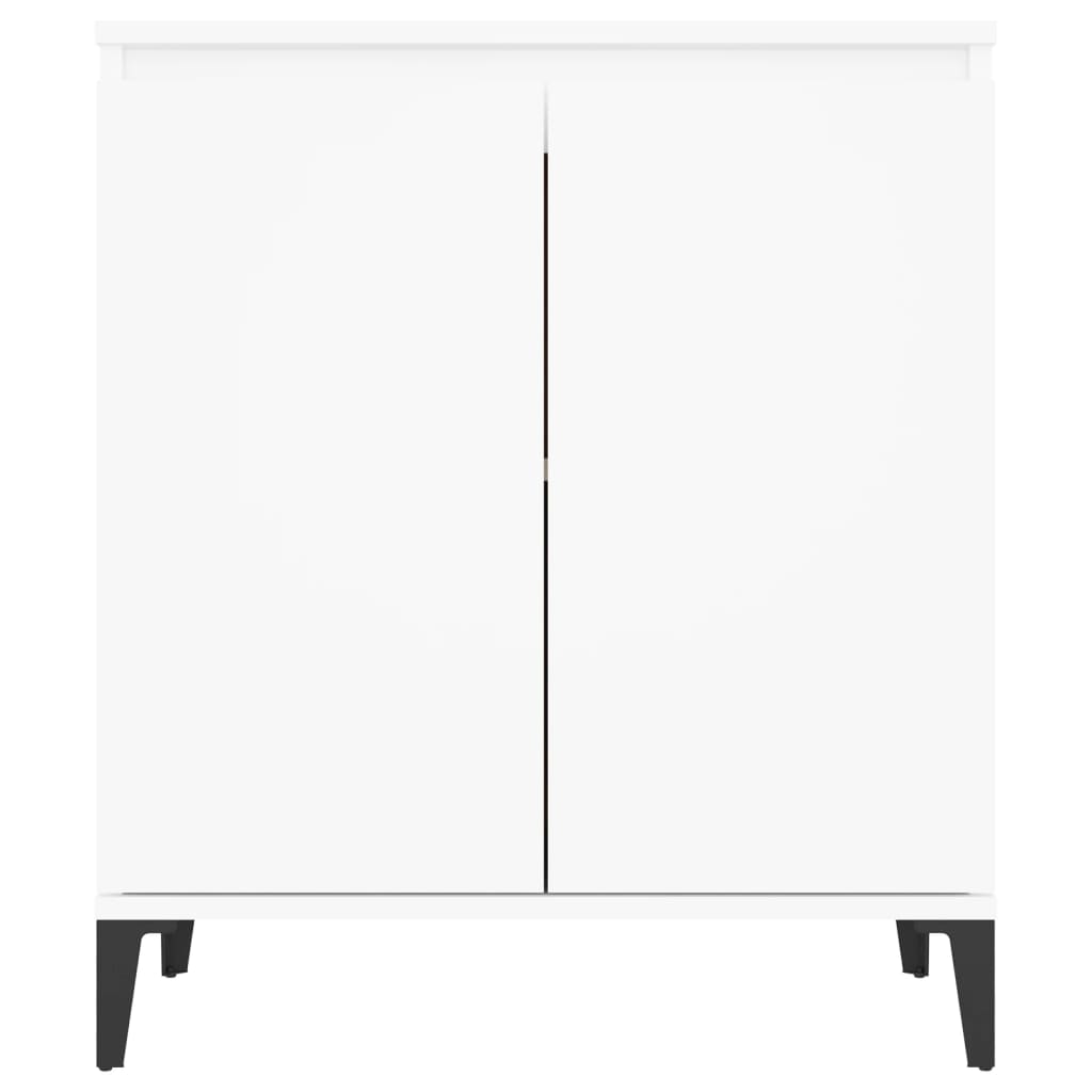 skænk 60x35x70 cm konstrueret træ hvid