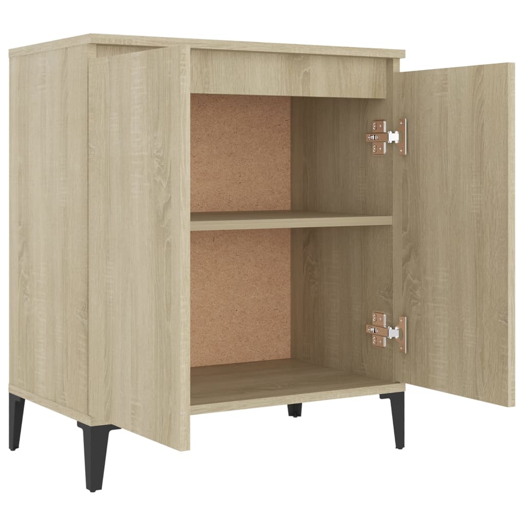 skænk 60x35x70 cm konstrueret træ sonoma-eg