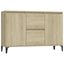 skænk 102x35x70 cm konstrueret træ sonoma-eg