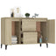 skænk 102x35x70 cm konstrueret træ sonoma-eg