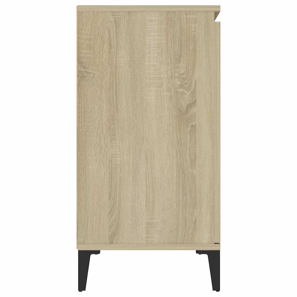 skænk 102x35x70 cm konstrueret træ sonoma-eg