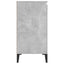skænk 102x35x70 cm konstrueret træ betongrå