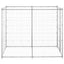 udendørs hundebur 110x220x180 cm galvaniseret stål