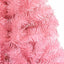 kunstigt juletræ med fod 120 cm PVC lyserød