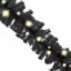 juleguirlande med LED-lys 20 m sort