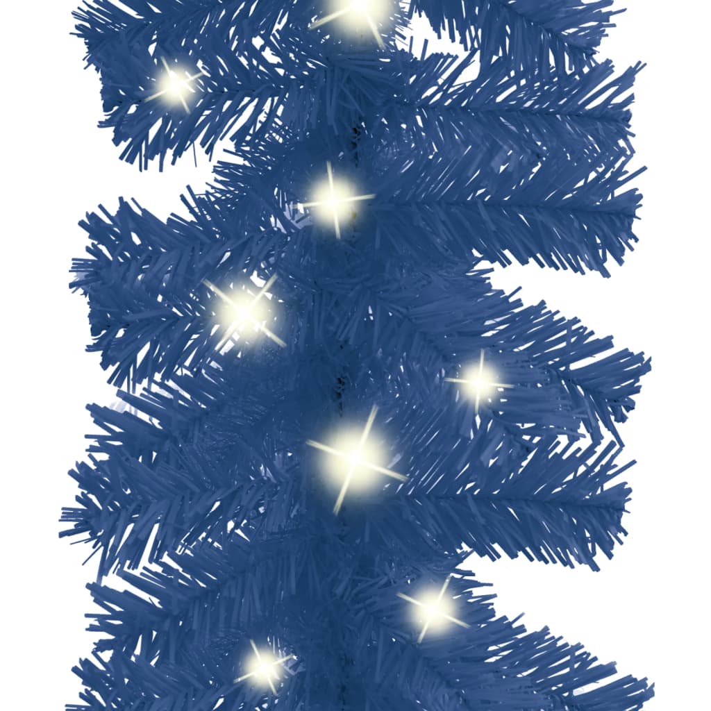 juleguirlande med LED-lys 20 m blå