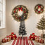 smalt juletræ 150 cm sort