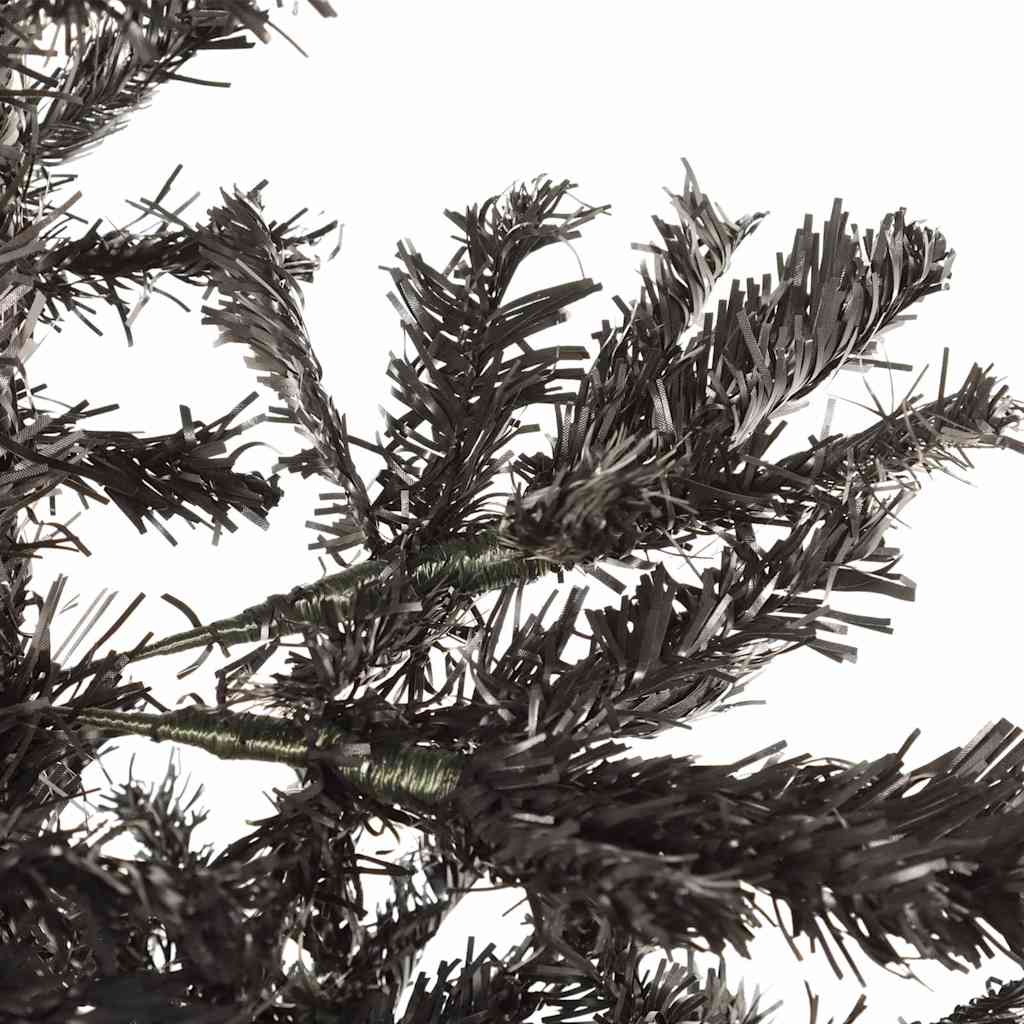 smalt juletræ 210 cm sort