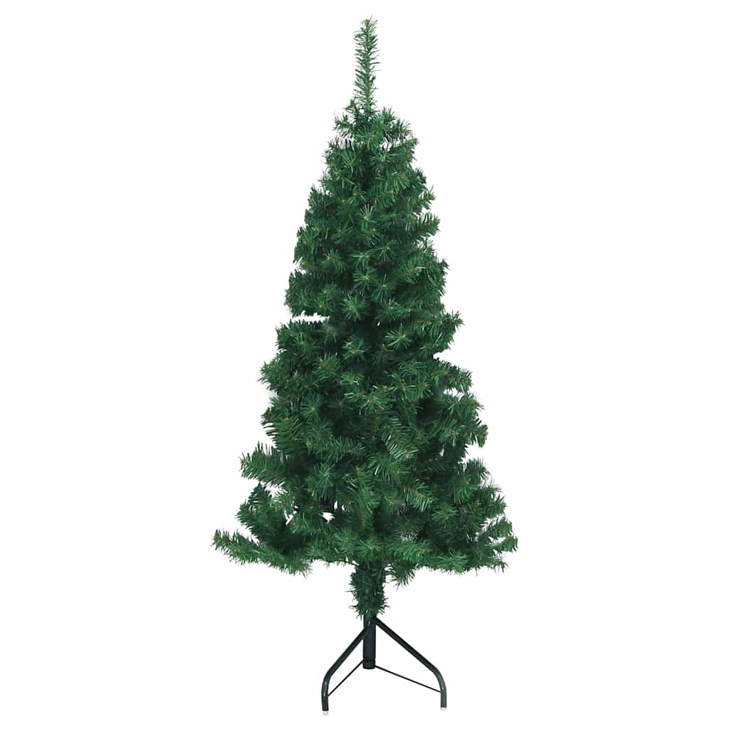 kunstigt juletræ til hjørne 120 cm PVC grøn