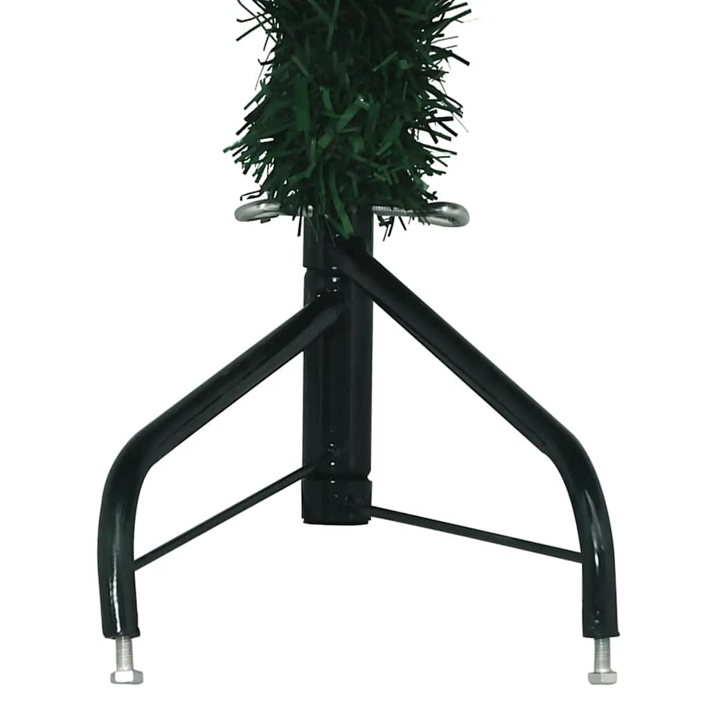 kunstigt juletræ til hjørne 210 cm PVC grøn