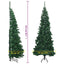 kunstigt juletræ til hjørne 210 cm PVC grøn
