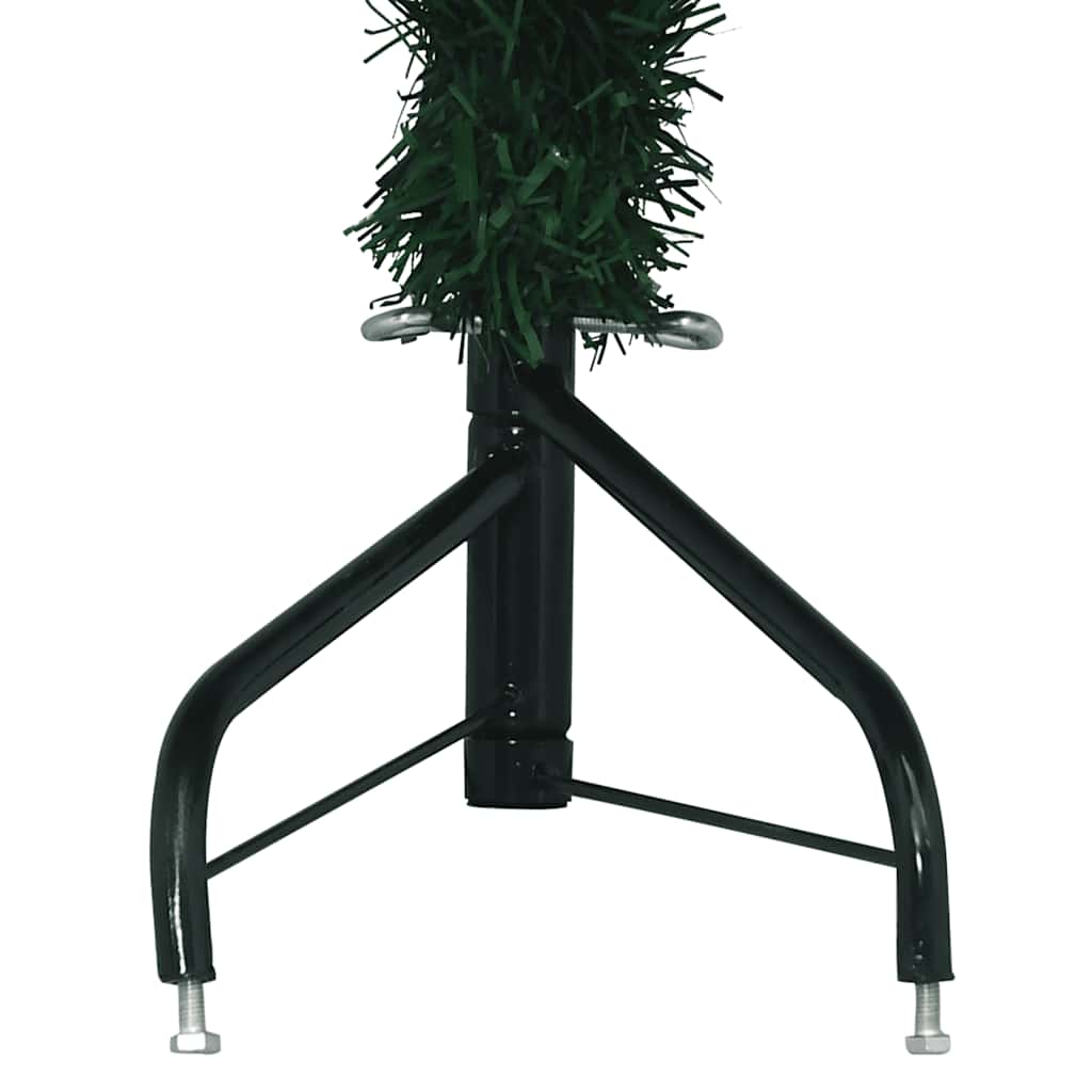 kunstigt juletræ til hjørne 240 cm PVC grøn