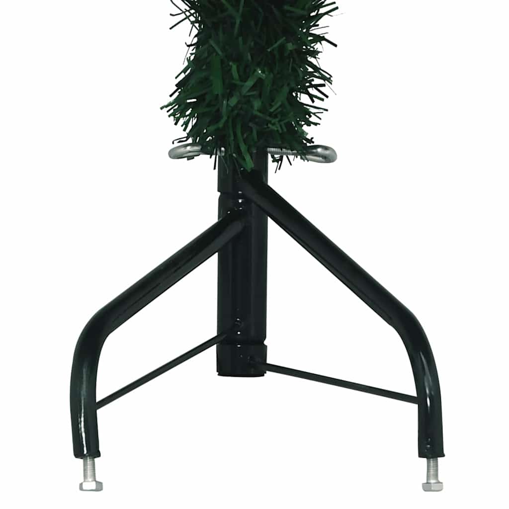 kunstigt juletræ til hjørne 240 cm PVC grøn