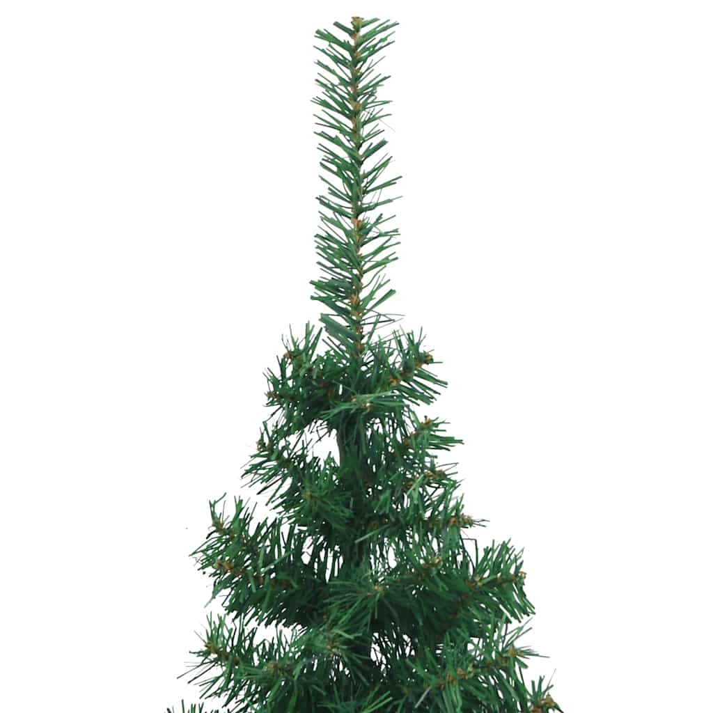 kunstigt juletræ til hjørne 240 cm PVC grøn